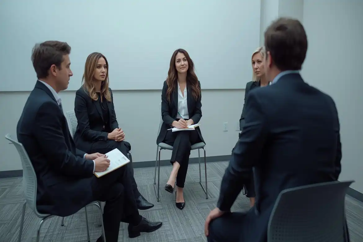 IT Recruitment interview panel evaluating candidates