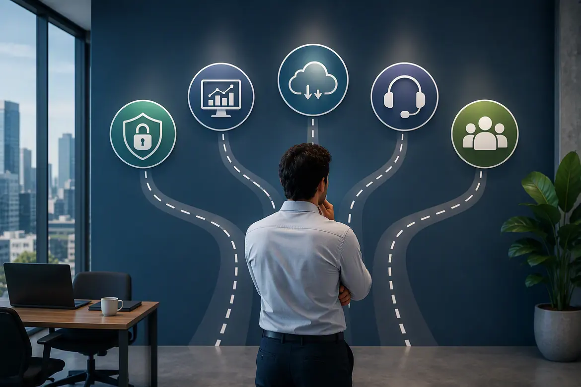 Career change aptitude test helping professionals explore IT career options