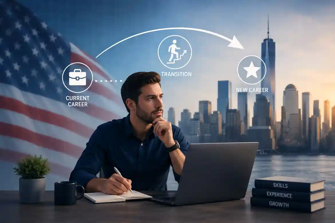 Professional planning a career change in the US