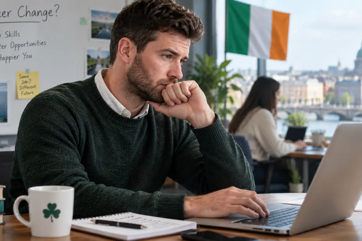 Professional exploring a career change in Ireland