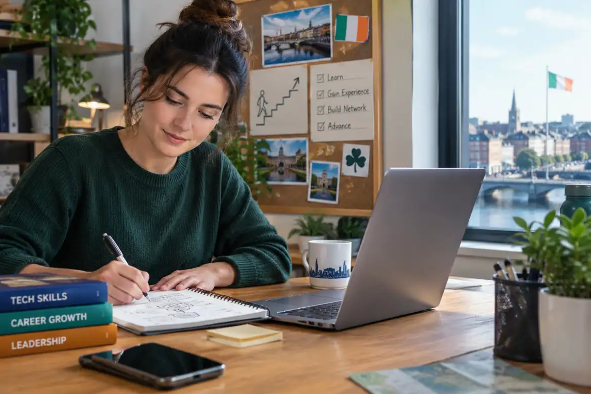 Professional planning a career change in Ireland