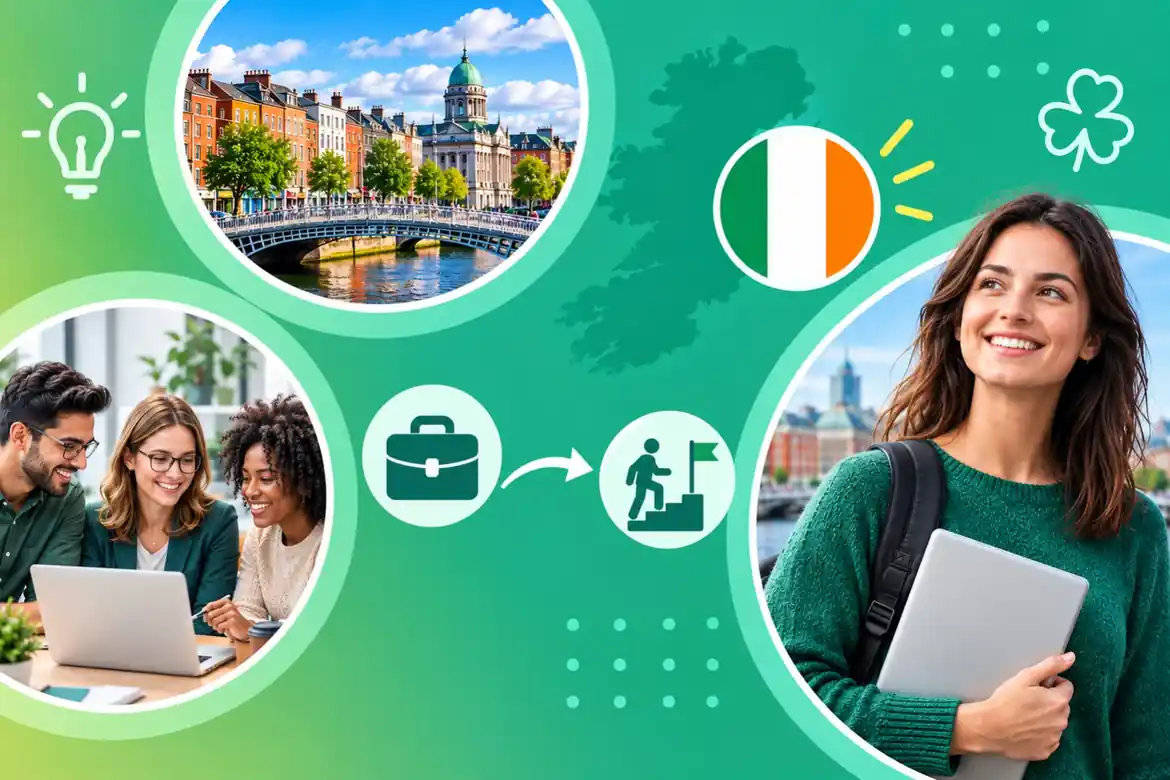 Professionals exploring a new career path in Ireland