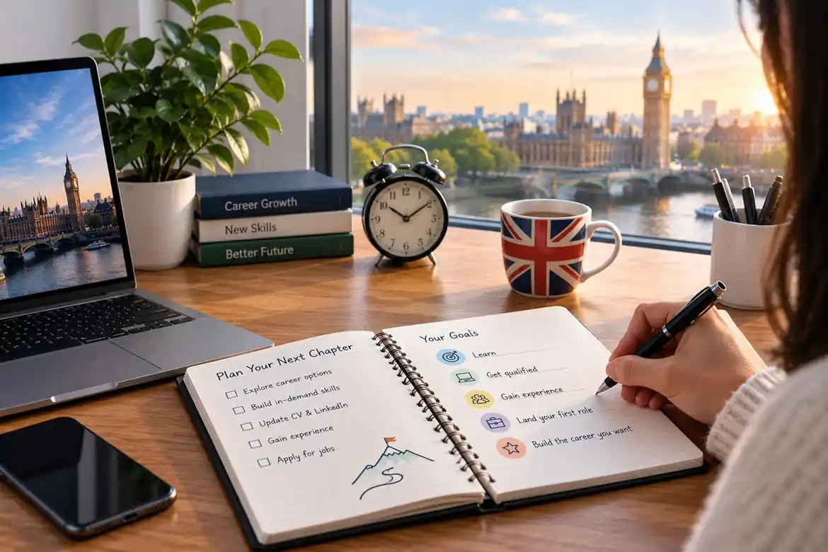 Professional planning a new career for the year ahead