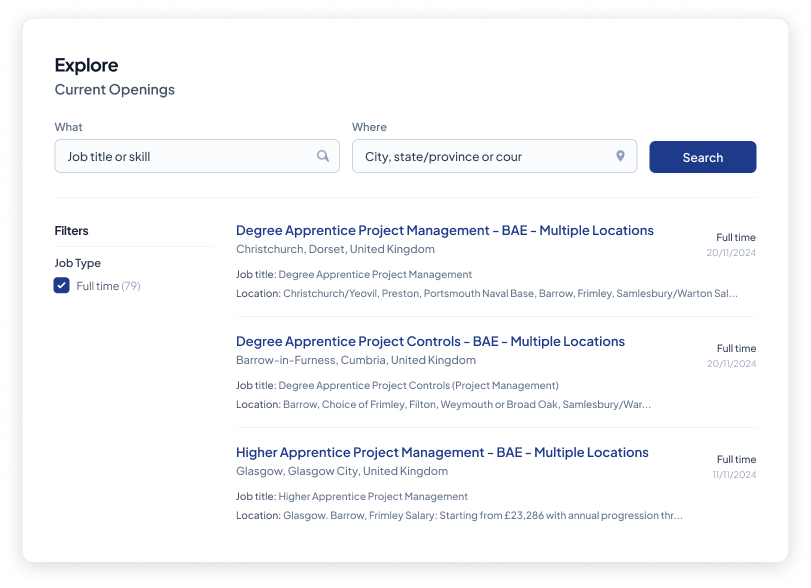 job opportunities